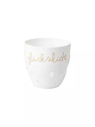 RAEDER | Poesielicht GLÜCKSLICHT 9,5x9cm Weiss | 